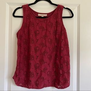 LOFT // Crochet Tank Top